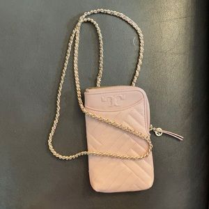 Pink Tory Burch crossbody bag
